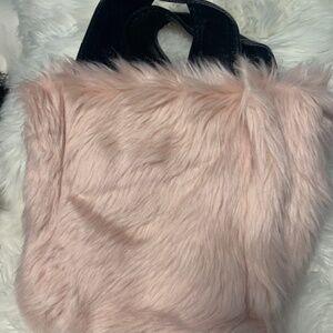 Faux fur bag